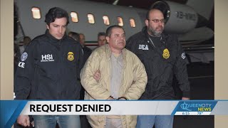 Mexican drug lord Joaquín ‘El Chapo’ Guzmán claims he can’t get calls or visits in a US prison