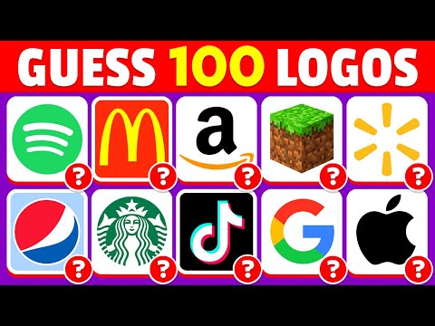 Guess the Logo in 3 Seconds | 100 Famous Logos | Logo Quiz 2023