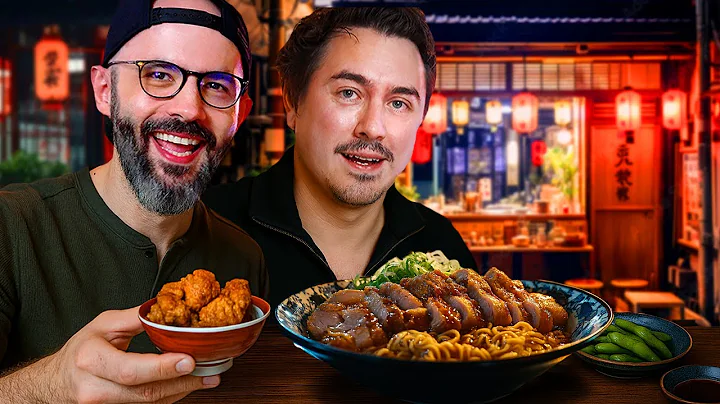 Eating Everything at a Japanese Pub (Izakaya) in Tokyo ft. @AbroadinJapan