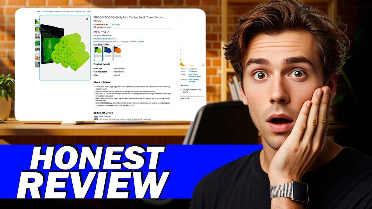 Frogg Toggs Chilly Mini Cooling Neck Towel Review – Real Test, Surprising Results & Honest Thoughts