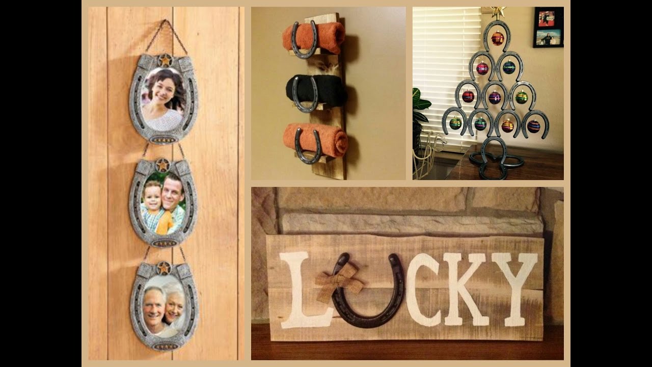 Lucky Horseshoe Craft Ideas - Recycled Home Decor 