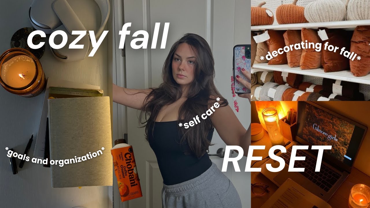 Fall Prep Vlog 🍂 | cozy autumn reset and productive day in my life ...