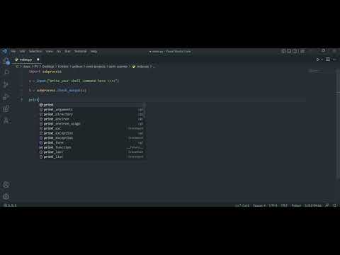 Python Mini Project - Making CLI Program Like CMD - YouTube