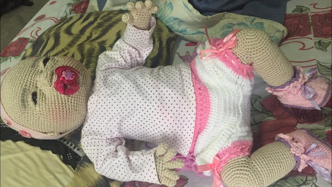 Bebê Amigurumi Mya Em Agosto no Canal de Membros não percam