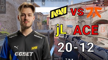 CS2 NAVI jL VS fnatic Inferno ACE POV (20-12) | Nov 17, 2024 | #cs2 #csgo