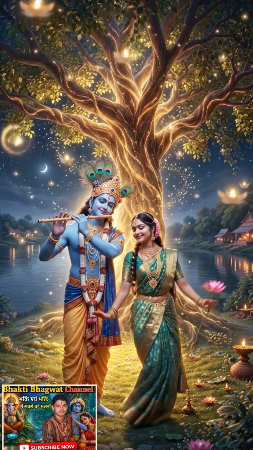 🎵 राधा-कृष्ण भजन 🙏 - ShareChat