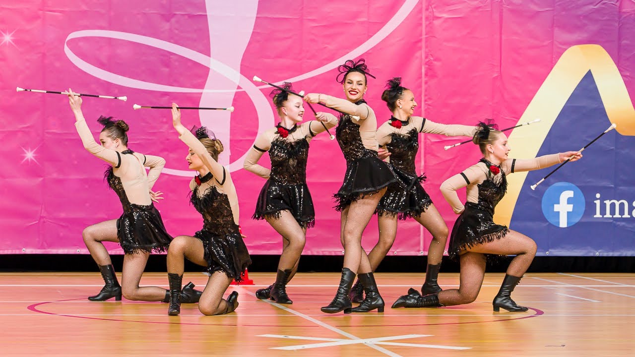 Mażoretki Gracja, Stara Wieś - Miniformacja baton seniorki, MP 2023 Kędzierzyn-Koźle