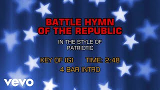 Video thumbnail of "American Patriotic - Battle Hymn Of The Republic (Karaoke)"