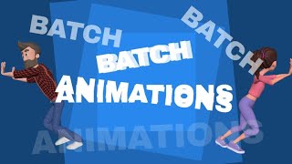 Batch Animations in Create Studio