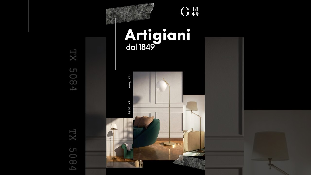 Lampade da Terra in Ottone Ghidini 1849 | Collezione Esclusiva dal 1849