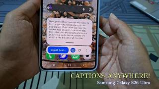 How to Add Live Captions to Videos on Samsung Galaxy S26 Ultra