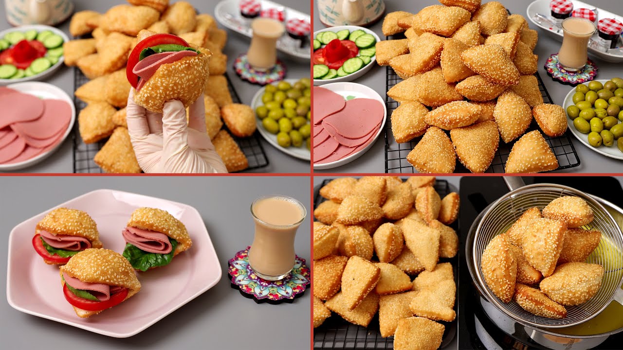 مستحيل تتخلوا عنه بعد اليوم خبز البالون 🎈 خبز السندويشات بدون فرن اشهى انواع الخبز حرفيا لا يقاوم