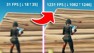 how to get 1000 fps in fortnite chapter 5! (fps boost guide)