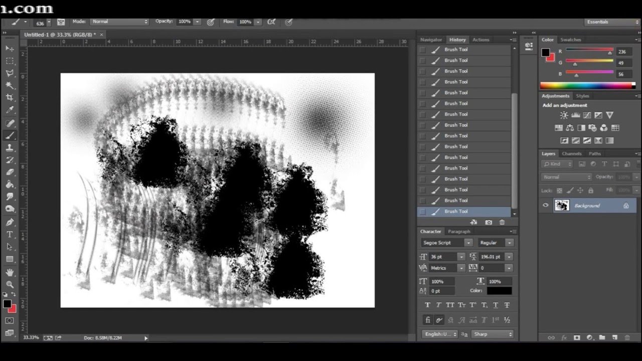 Cara Membuat Brush Sendiri Di Photoshop Cc YouTube