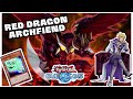 RED DRAGON ARCHFIEND&TUNING GUM WITH WITNESS WHY I AM KNOWN AS THE TRUE KING SKILL YUGIOH DUEL LINKS