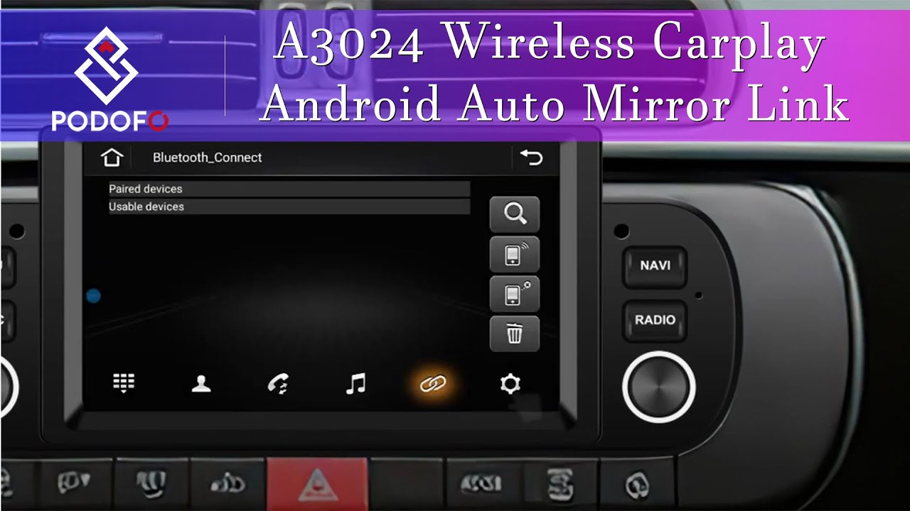 Carplay+Auto Android Headunit 1DIN For Fiat PANDA 2013-2020 Car Radio  Multimedia Video Player IPS Screen 48EQ Octa Core 6G+128G - AliExpress