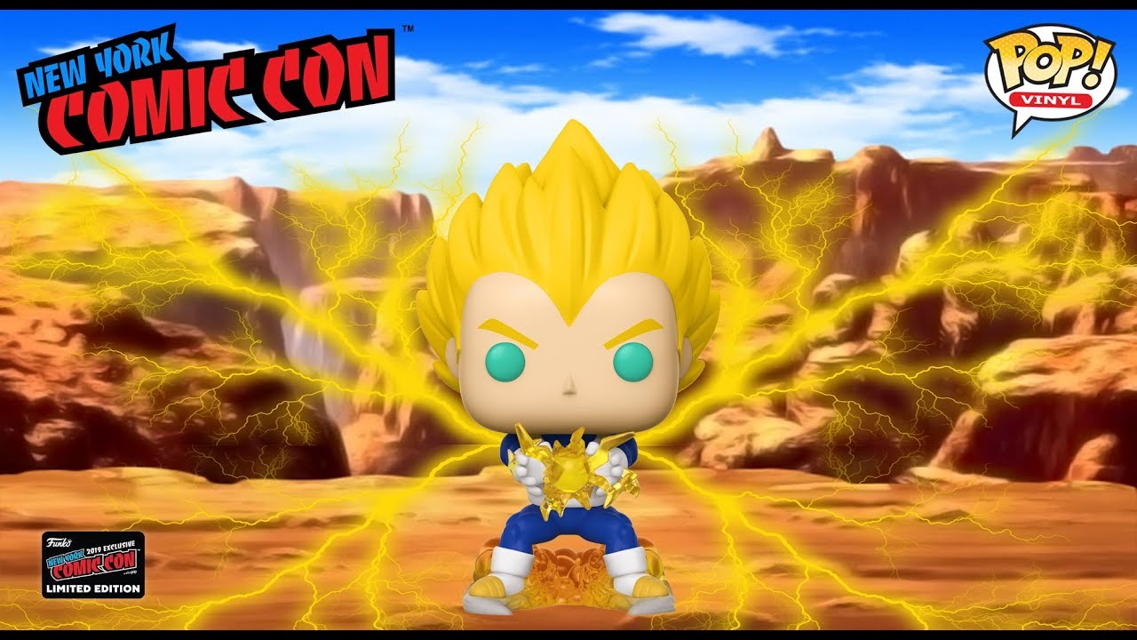 NYCC 2019 Shared Exclusive Vegeta (Final Flash) Funko Pop Unboxing