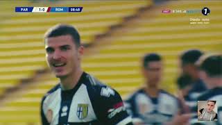 PARMA-ROMA 2-0 Mihăilă gol asist Dennis Man.Ocazii pentru Dennis Man și Mihăilă