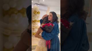 بشرى عقبي تحتفل بنجاح بيناتها الله يبارك ماشاء الله