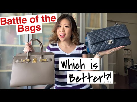 Bag comparison: Hermes Birkin 30cm and 35cm vs. Chanel Jumbo