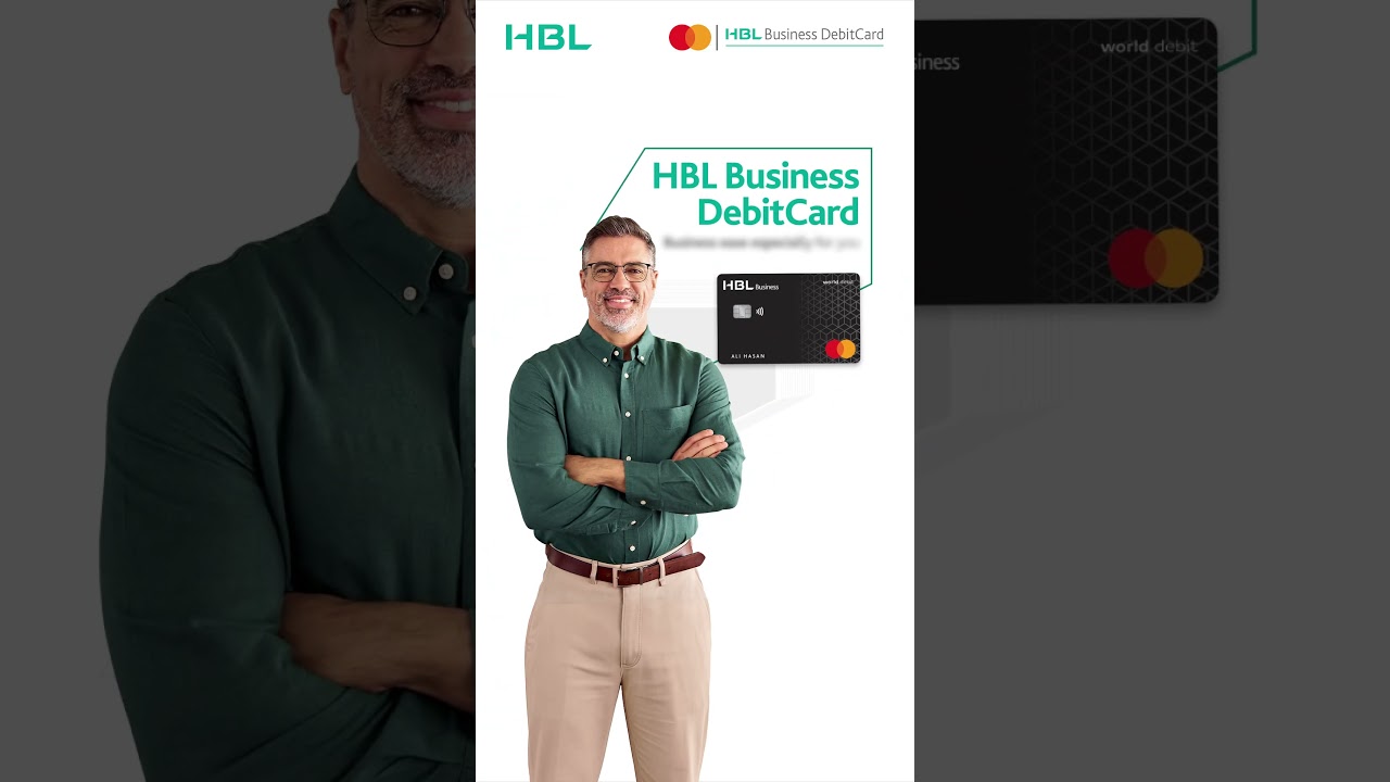 With the newly launched HBL Business DebitCard you can now take your business further!