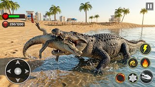 Giant Crocodile Attack on the Beach 😱🔥 | Crocodile vs Crocodile Fighting Game screenshot 5