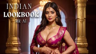 [4K] Ai Art Indian Lookbook Girl Al Art Video - European Drizzle