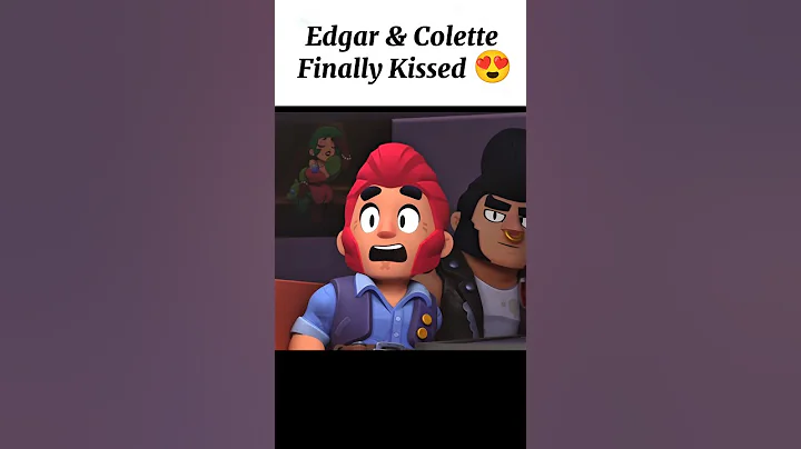 Edgar & Colette Finally Kissed 😍 |Brawlstars #brawlstars #shorts #viralshorts  #animation