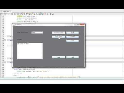 Hash Tables in java