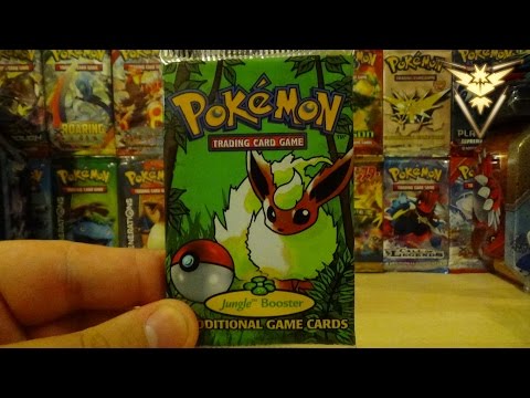 Opening A Pokemon Jungle Booster Pack!!