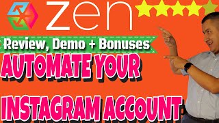 Zen Review🎓Automate Instagram Posts, Likes and Stories🎓 screenshot 1