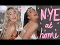 TIPSY NYE OUTFITS TRY ON!!! | oh polly | Sophia and Cinzia | ad