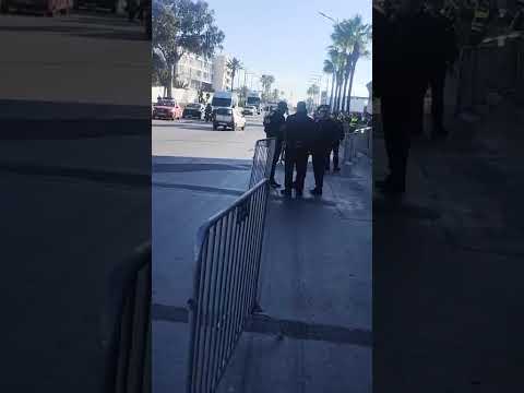 من البيضاء نائب والي الأمن يشرف على عملية تأمين مباراة الوداد امام نيروبي الكيني بالعربي الزاولي