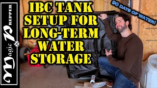 LongTerm Water Storage & IBC Tank Setup | 3 Month Water Supply!