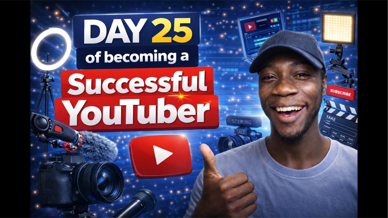 DAY 25 of Becoming a Successful YouTuber in 2 Years (No Excuses, No Quitting)