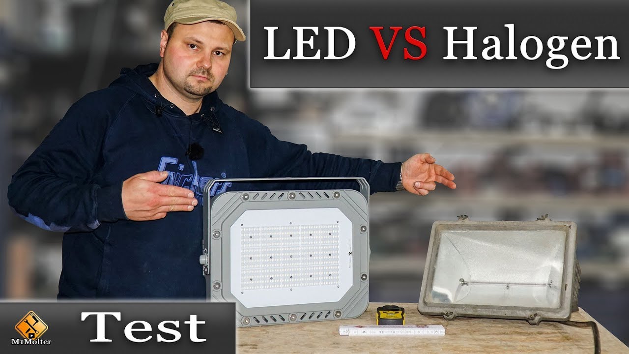 New Vergleich Halogen / LED Strahler - Vor und Nachteile der Systeme.