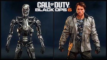 BO6 The Terminator Ultra Skin x2 Operator Tracer Pack w/ Model T-800 and Endo Titanium Core Skins