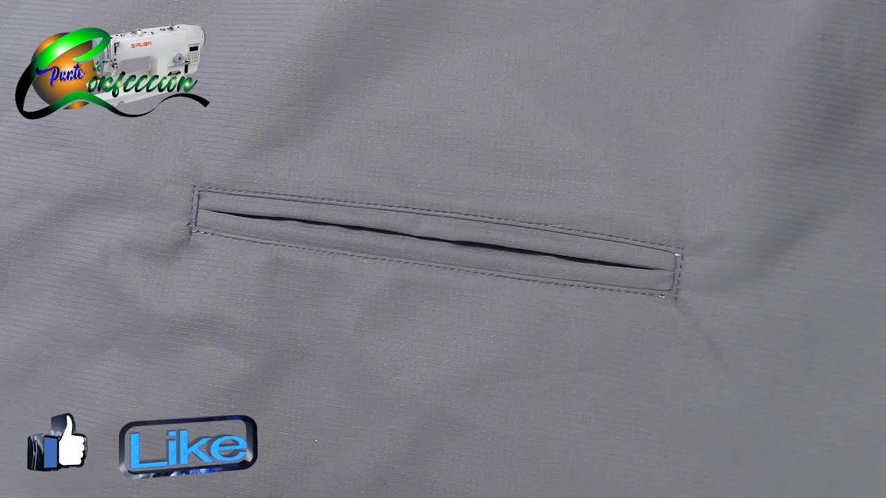 ARMADO DE BOLSILLO CON DOBLE VIVO (fácil)