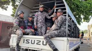 Policía Hace Despliegue En Diferentes Sectores De San Francisco De Macorís