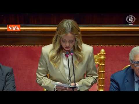 Video Meloni al Senato in vista del Consiglio Ue: «L'intesa di Trump sul gasolio russo è rischiosa»