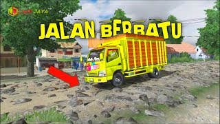 ✅Perjuangan Truk Canter Ayam Lewati Jalan Berbatu