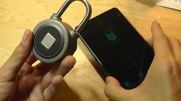 RoMech Fingerprint Padlock Quick Guide