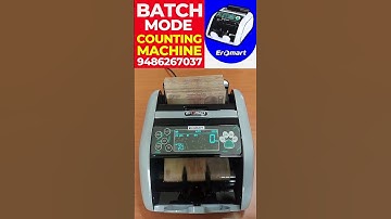 Setting Batch Mode for Success A Guide to Batch Mode Counting Machines #eromart #shorts