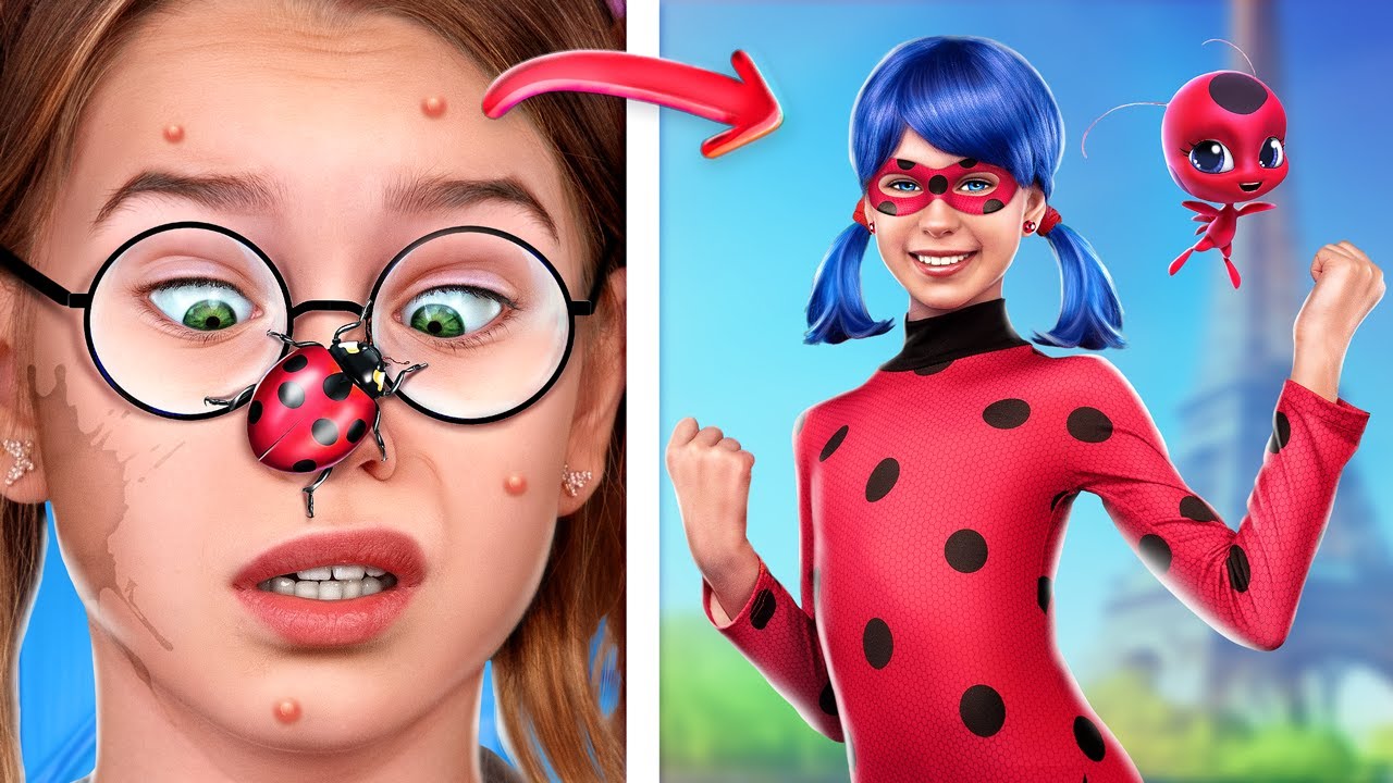 Ich Wurde von Miraculous Ladybug Adoptiert! Wie Man zu Ladybug Wird ...