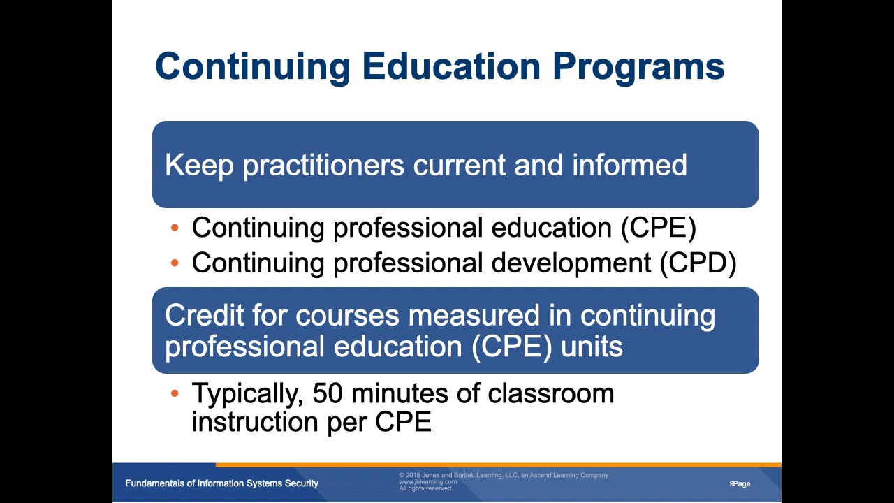 Chapter 13 Information Systems Security Education and Training - YouTube