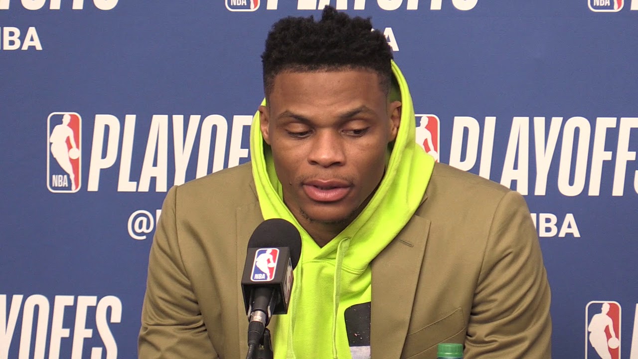 Russell Westbrook on Game 4 - YouTube