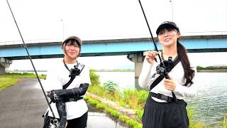 釣りガール「るあ＆ななせ」が旧吉野川水系を釣り歩く!