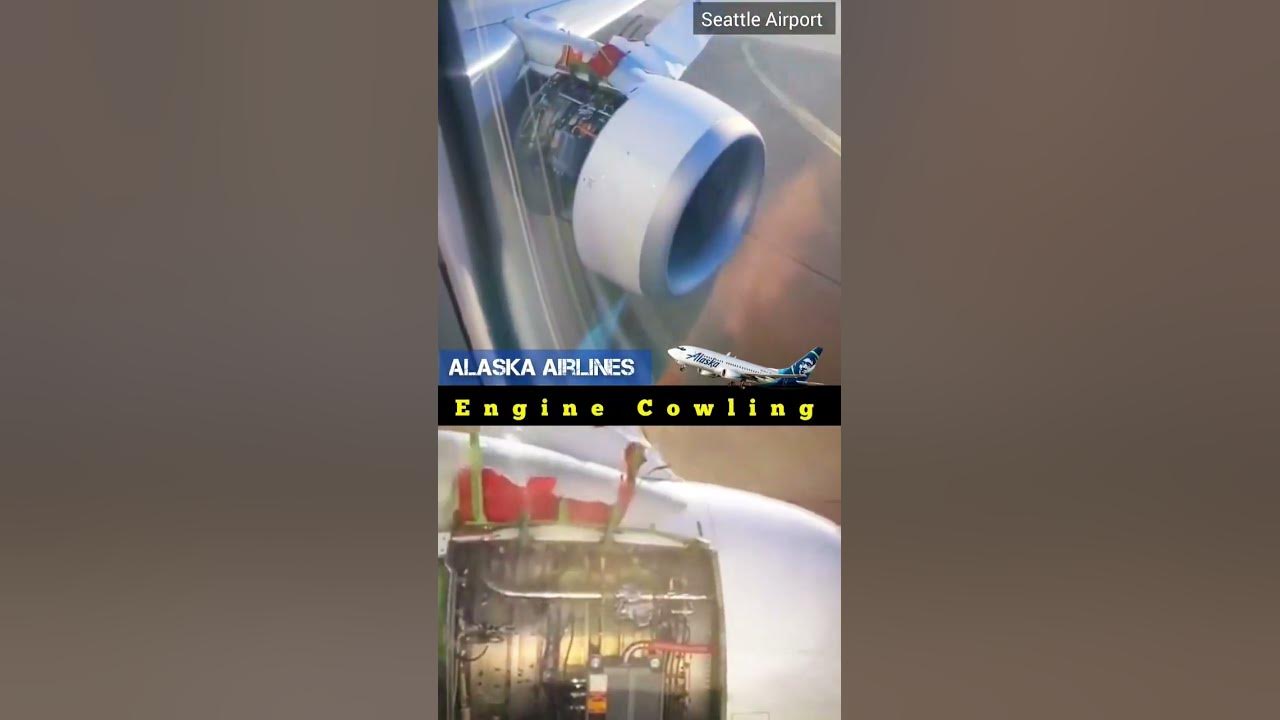 Alaska Airlines Engine Cowling | #shorts - YouTube