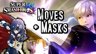 Super Smash Bros NEW SPECIAL MOVES & Lucina's Mask!