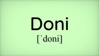 Doni (Esperanto)